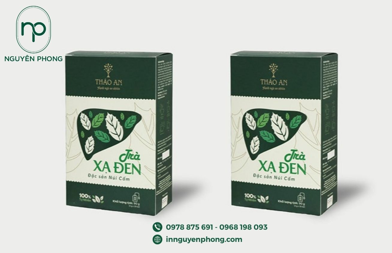 In hộp giấy đựng cao xạ đen thiết kế